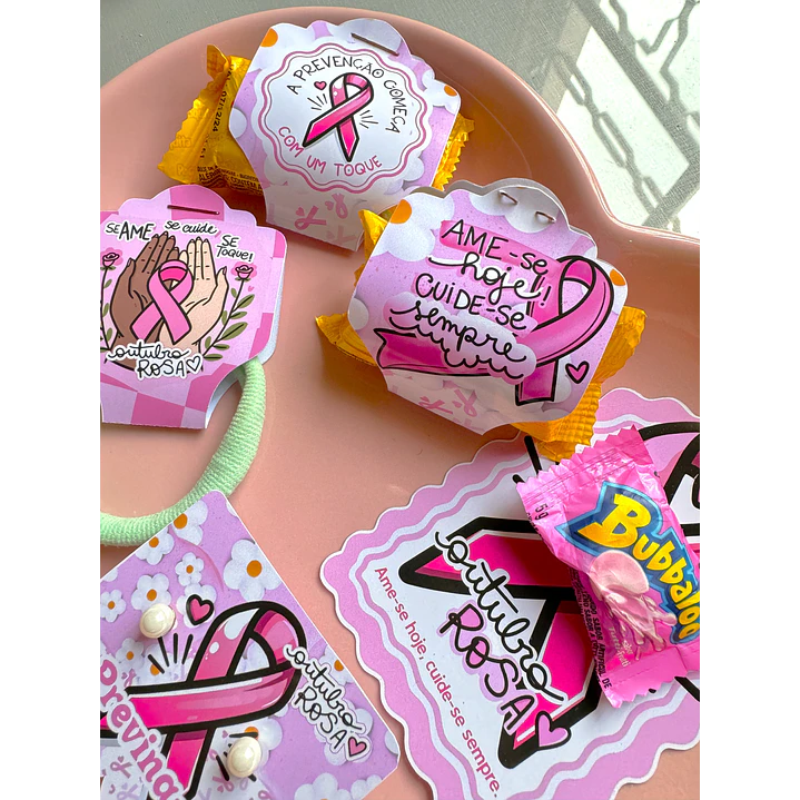 Arquivos prontos para Imprimir Outubro Rosa Mimos Sublimação Baixar Grátis  1