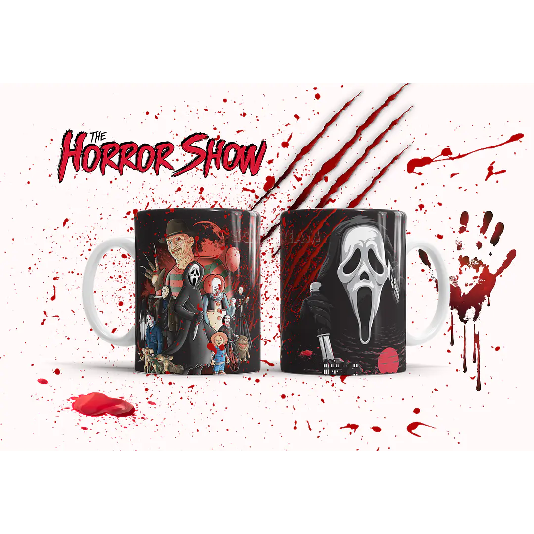 18 Artes para Caneca Filme de Terror Arquivo em Jpg 3