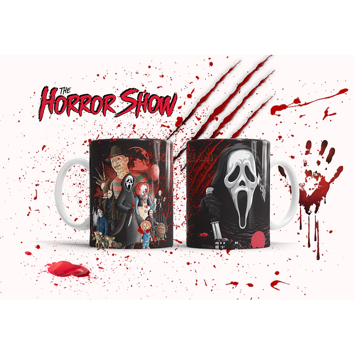 18 Artes para Caneca Filme de Terror Arquivo em Jpg 3