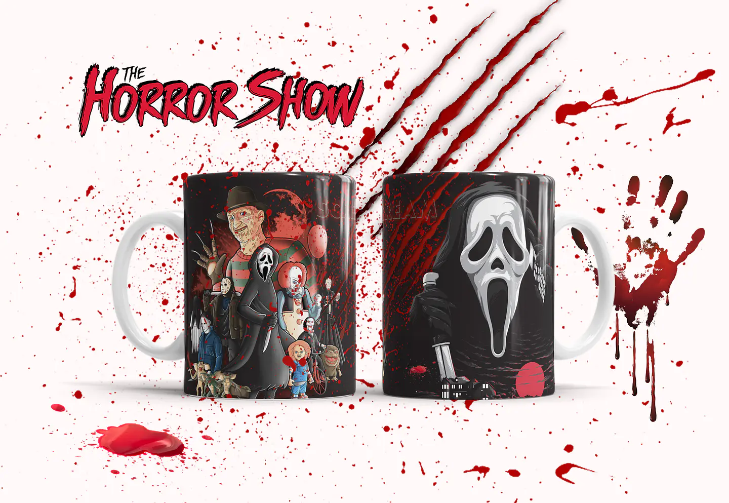 18 Artes para Caneca Filme de Terror Arquivo em Jpg 3