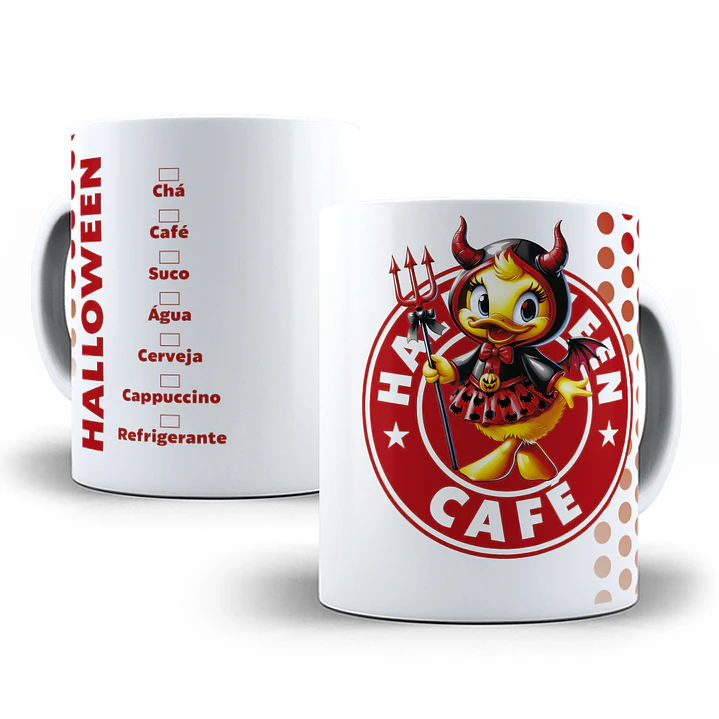 10 Artes para Caneca Halloween Starbucks Arquivo em Jpg  7