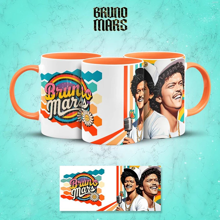 14 Artes para Canecas Bruno Mars Arquivo em Pdf 8