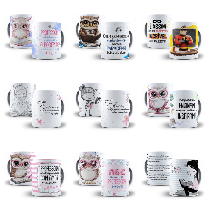 20 Artes para Canecas Dia dos Professores Frases Arquivo em Jpg 2