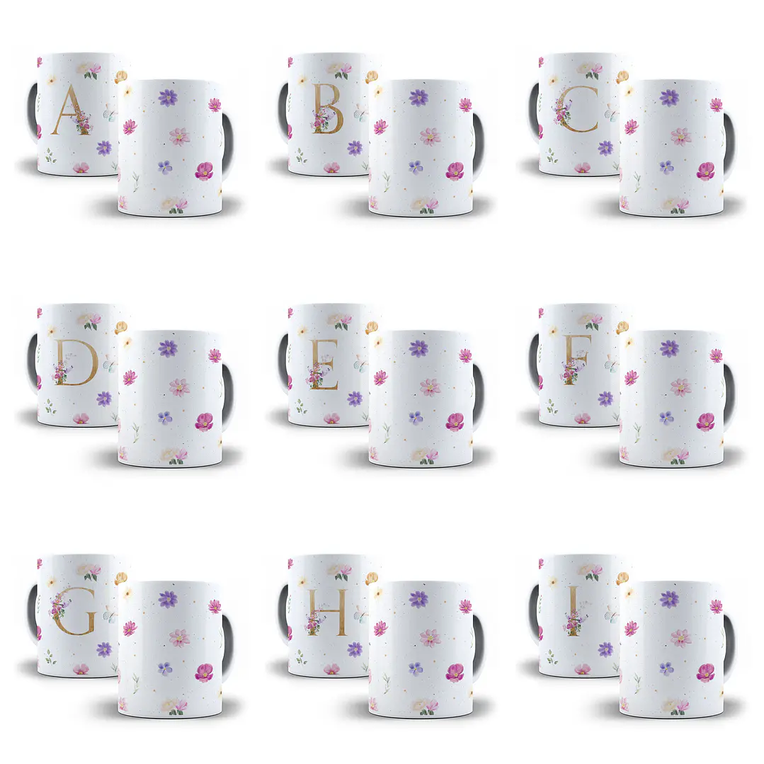 43 Artes para Caneca Alfabeto e Outras Arquivo Png  5