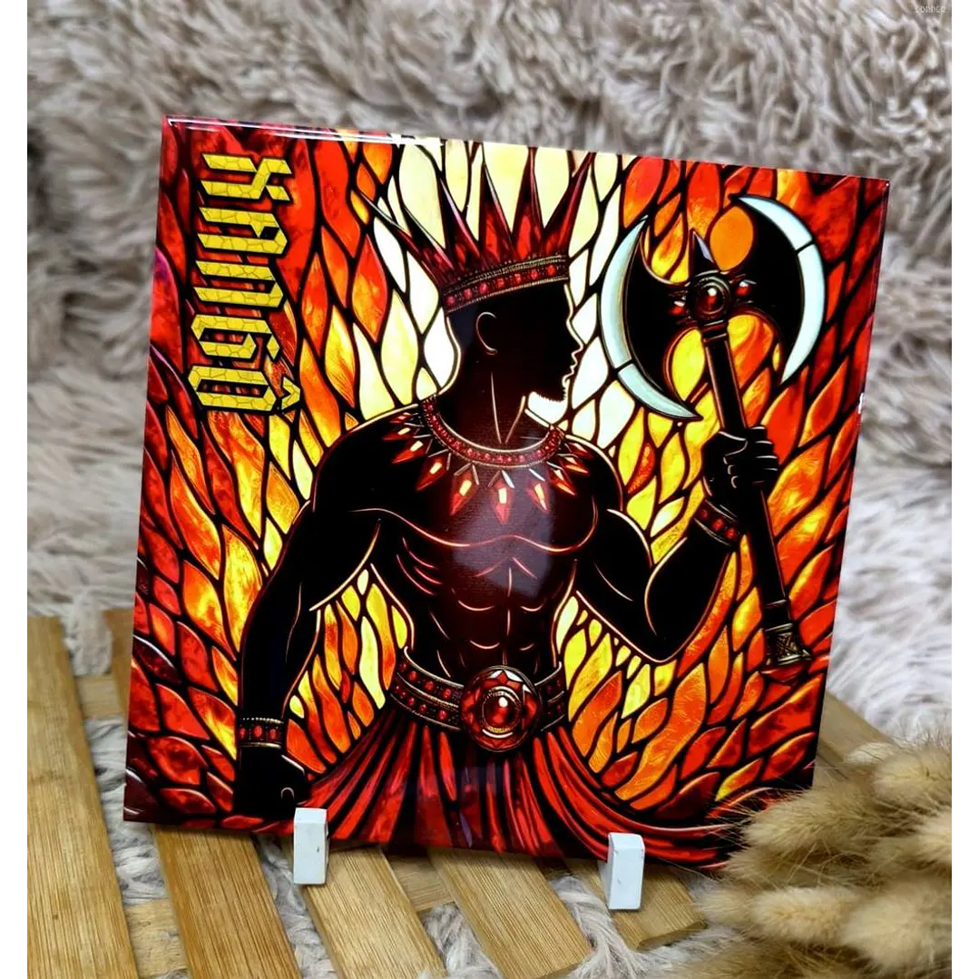 78 Artes para Caneca e Azulejo Orixás Vitral Arquivo em Jpg 6