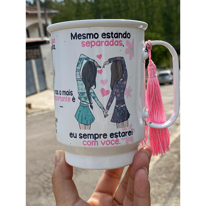 Artes Caneca Se Houver o amanhã em que não estejamos juntos - Amigas Arquivo Png 3