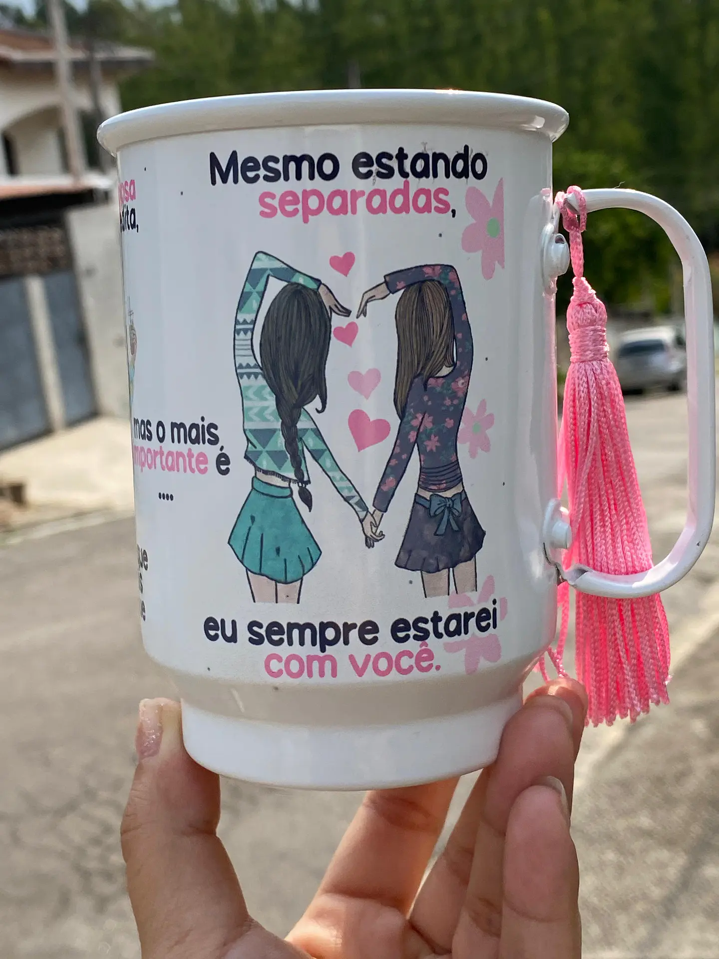 Artes Caneca Se Houver o amanhã em que não estejamos juntos - Amigas Arquivo Png 3