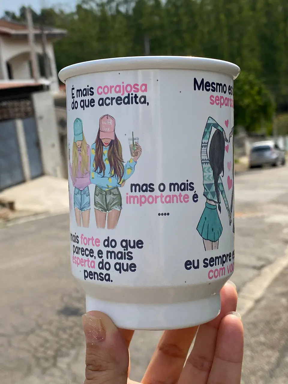 Artes Caneca Se Houver o amanhã em que não estejamos juntos - Amigas Arquivo Png 4