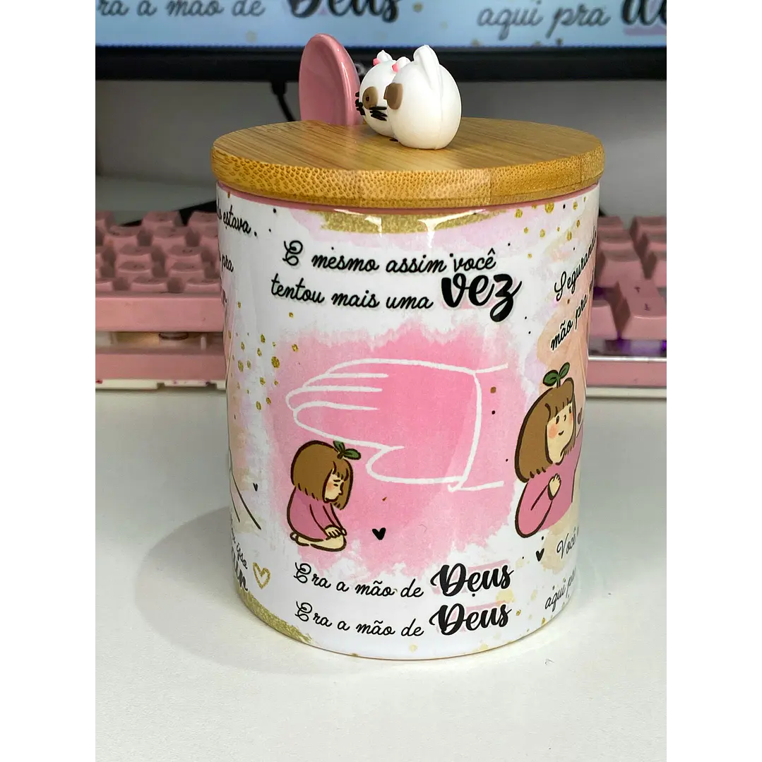 Arte para Caneca Louvor Lembra quando estava por um fio para desistir Arquivo em Jpg  4