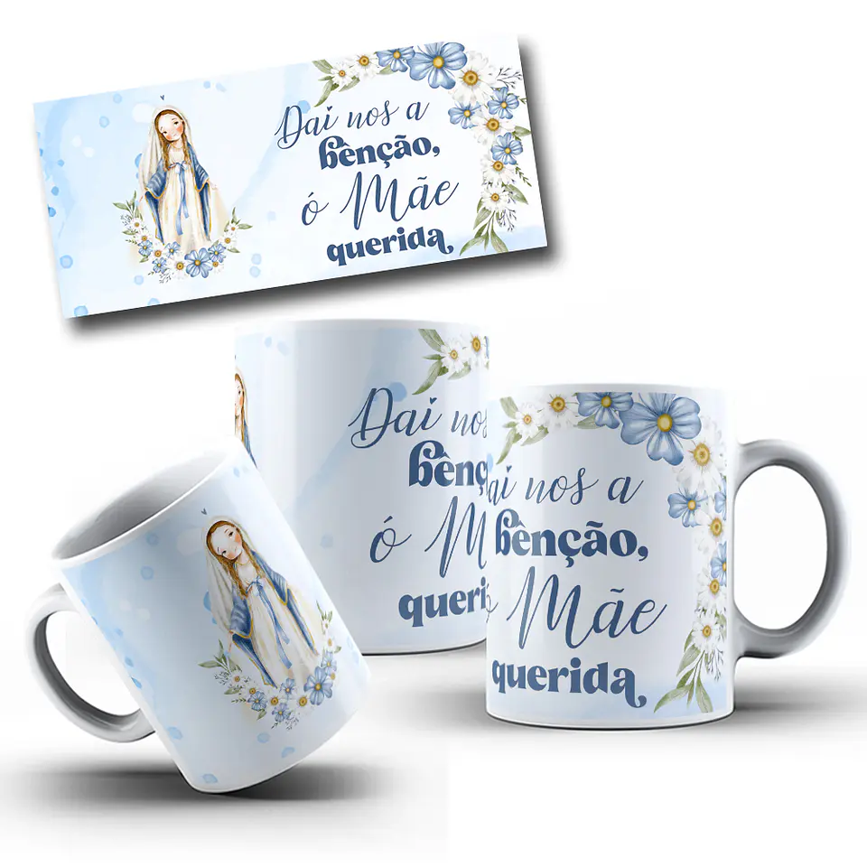 5 Artes para Caneca Nossa Senhora Arquivo em Jpg 3
