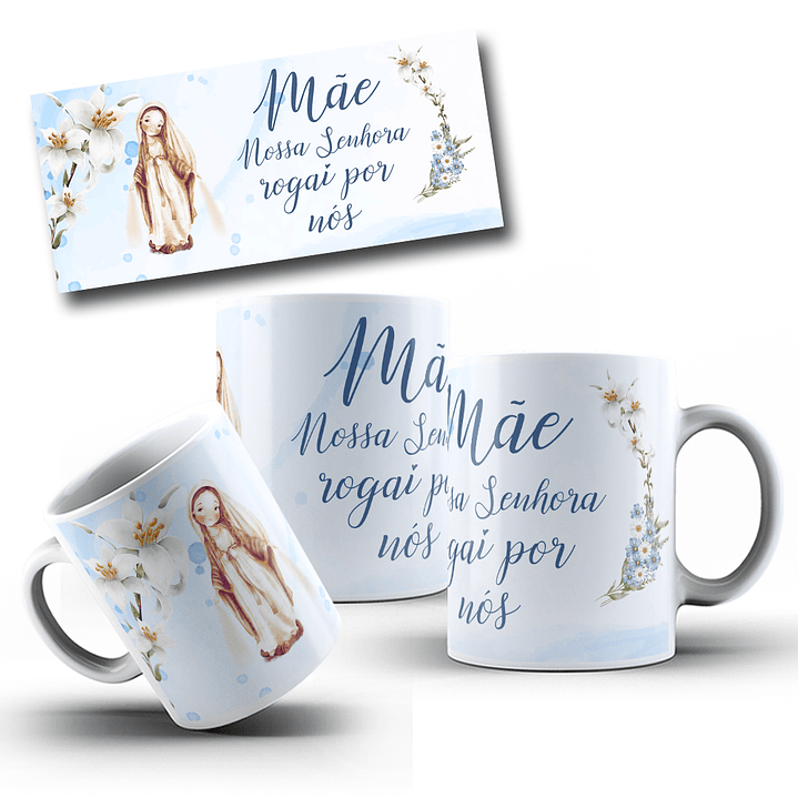 5 Artes para Caneca Nossa Senhora Arquivo em Jpg 5