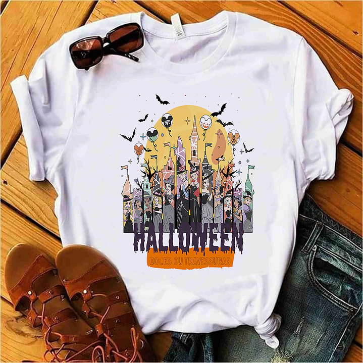 7 Artes para Camisa Princesas Halloween Arquivo em Png 1