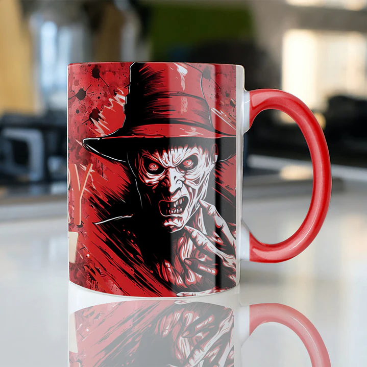 7 Artes para Caneca Halloween Scary Arquivo Editável 3