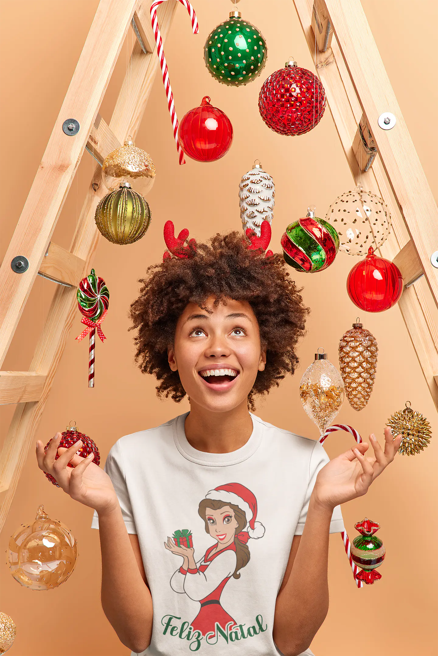 8 Artes para Camisa Natal Princesas Arquivo Editável  4