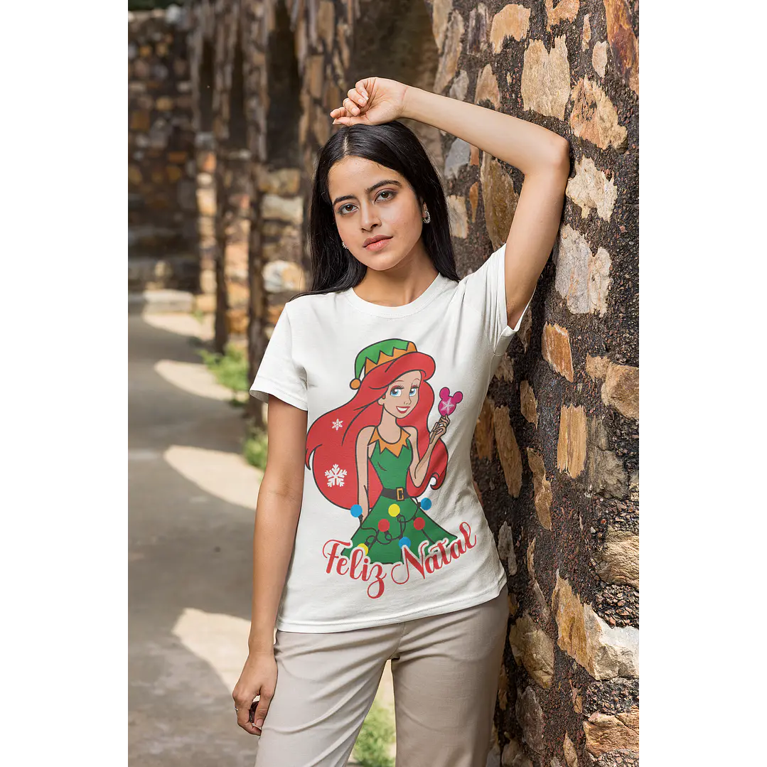 8 Artes para Camisa Natal Princesas Arquivo Editável  5