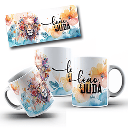 8 Artes para Caneca Leão de Judá Arquivo em Jpg