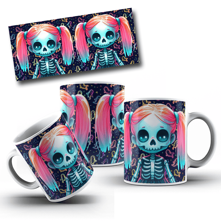 8 Artes para Caneca Halloween Arquivo em Jpg 7
