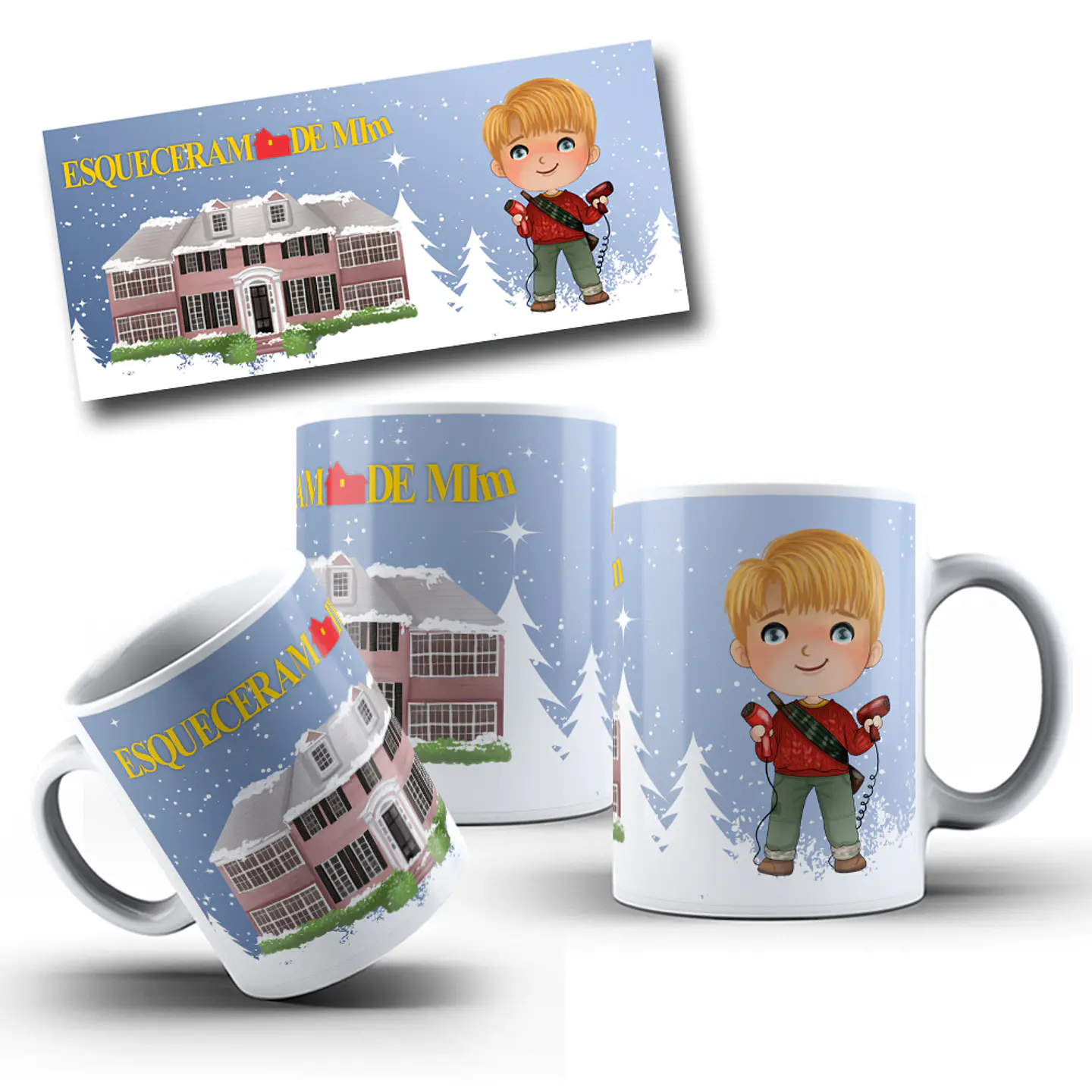 12 Artes para Caneca Esqueceram de Mim Filme Arquivo em Jpg  4
