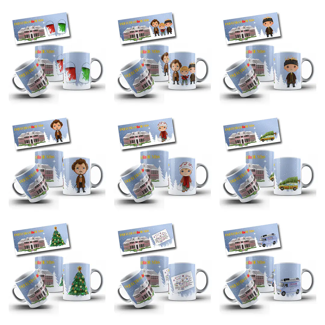 12 Artes para Caneca Esqueceram de Mim Filme Arquivo em Jpg  1