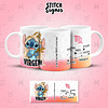 12 Artes para Caneca Stitch Signos Arquivo em Jpg 