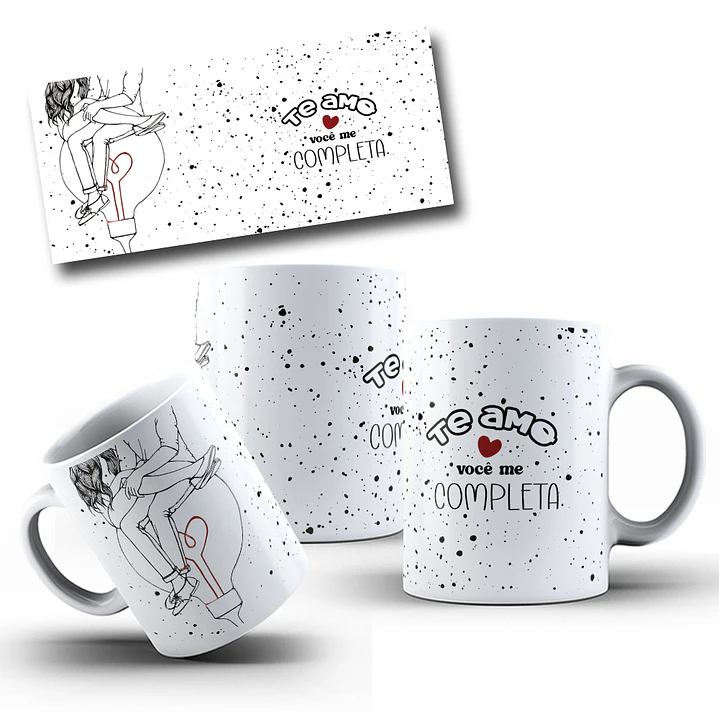 13 Artes para Caneca Dia dos Namorados Arquivo Editável 5
