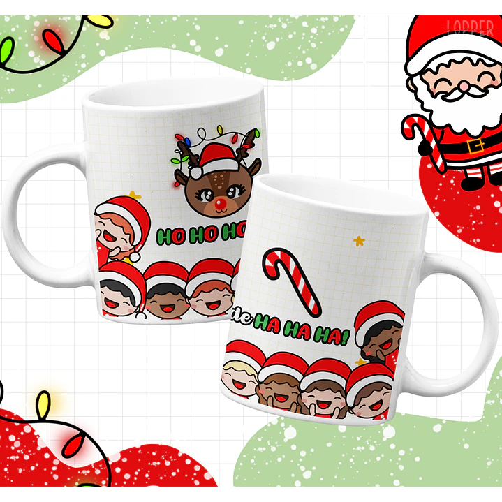16 Artes para Caneca Natal Infantil Arquivo Editável 5