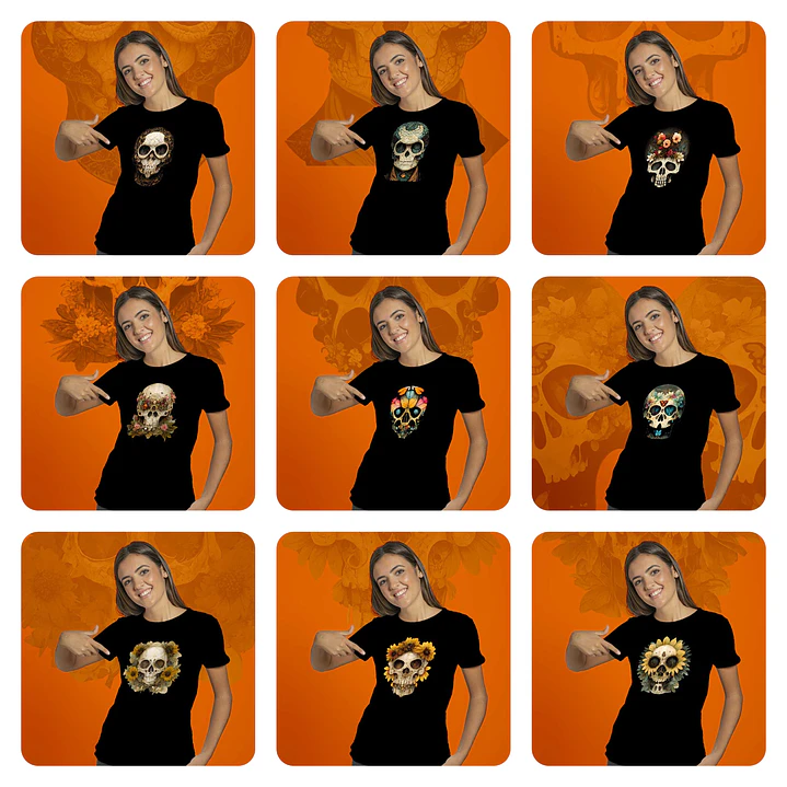 20 Artes para Camisa Caveira  Mexicana Arquivo em Png 1
