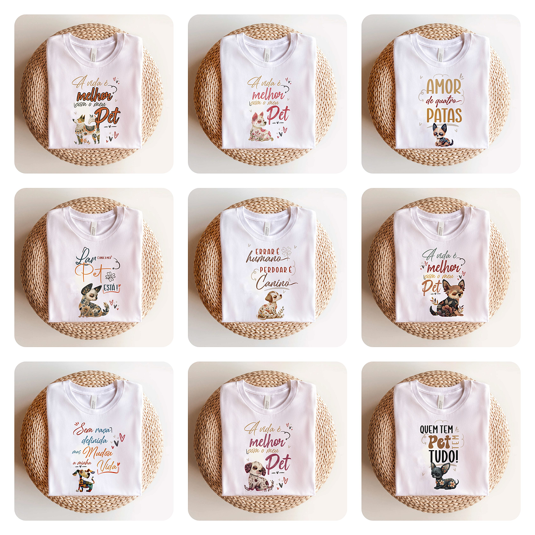 40 Artes para Canecas e Camisas Pets Doguinhos Arquivo em Png  1