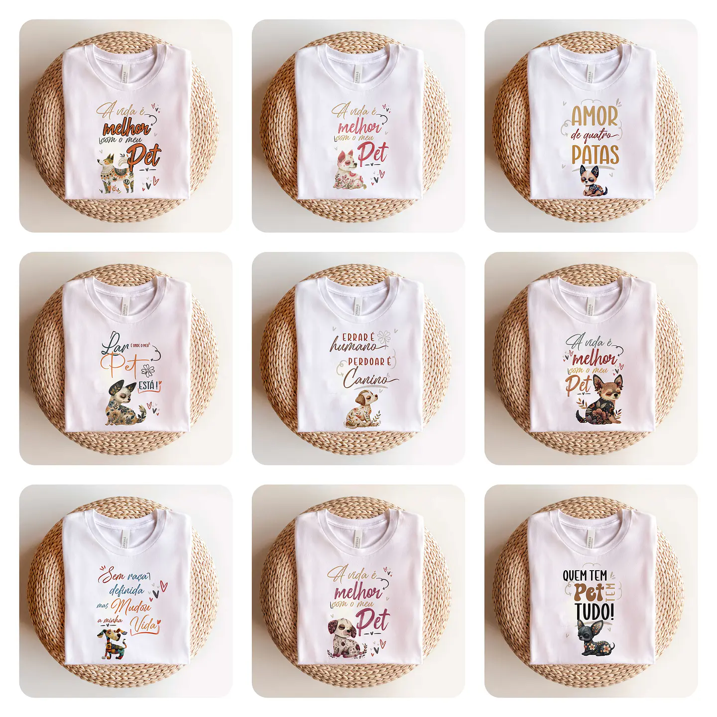 40 Artes para Canecas e Camisas Pets Doguinhos Arquivo em Png  1