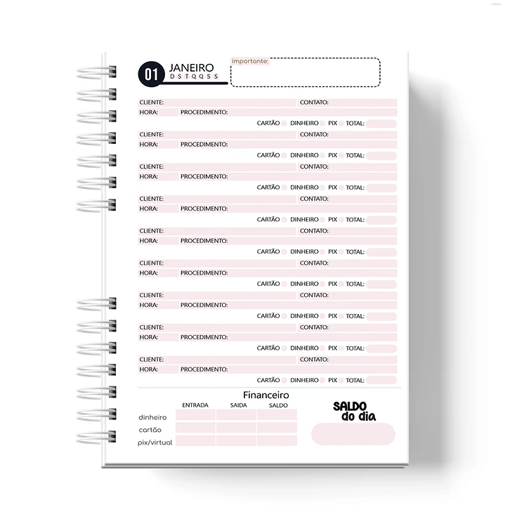 Arquivo Agenda para Agendamento Clientes 2025 em Pdf 3