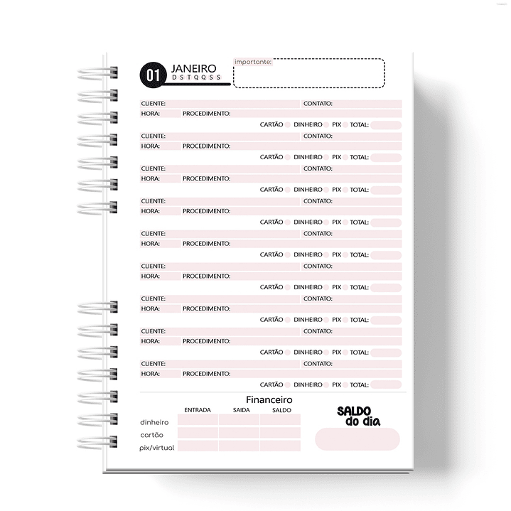Arquivo Agenda para Agendamento Clientes 2025 em Pdf 3