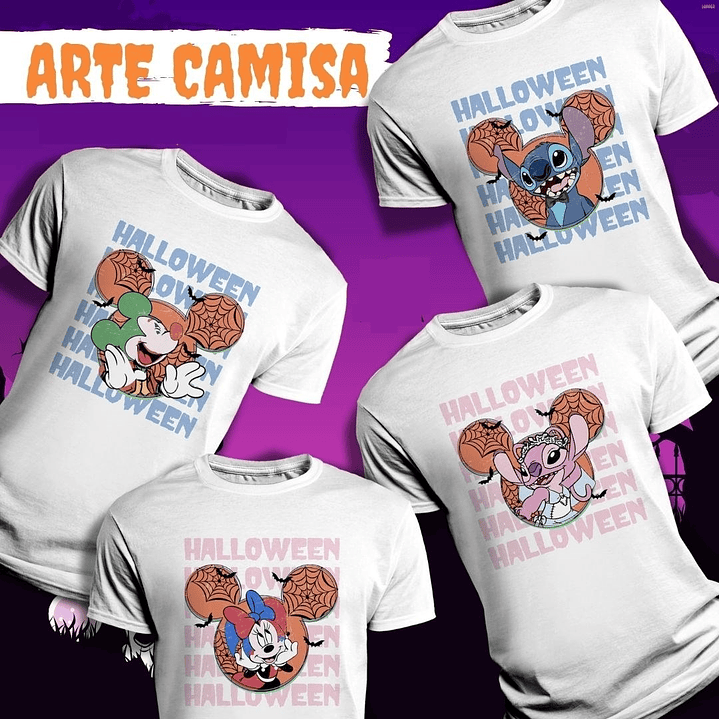 100 Artes para Canecas e Camisa Halloween Arquivo em Png 1