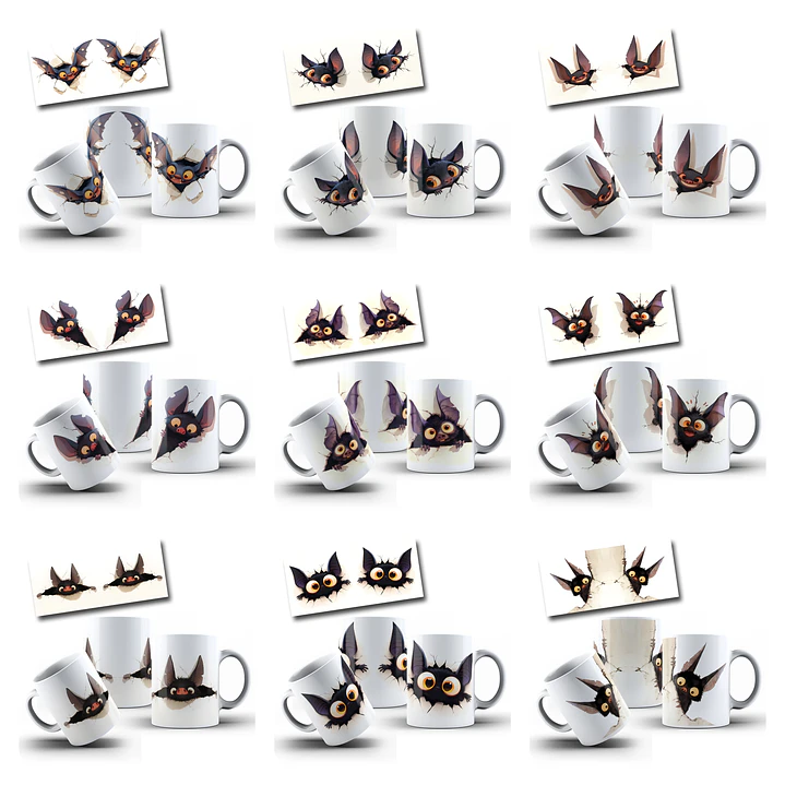 100 Artes para Canecas e Camisa Halloween Arquivo em Png 9