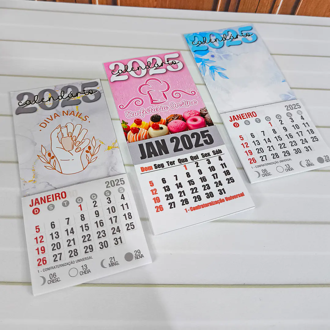 Arquivos Calendários Coleção Neutra 2025 em Png 3