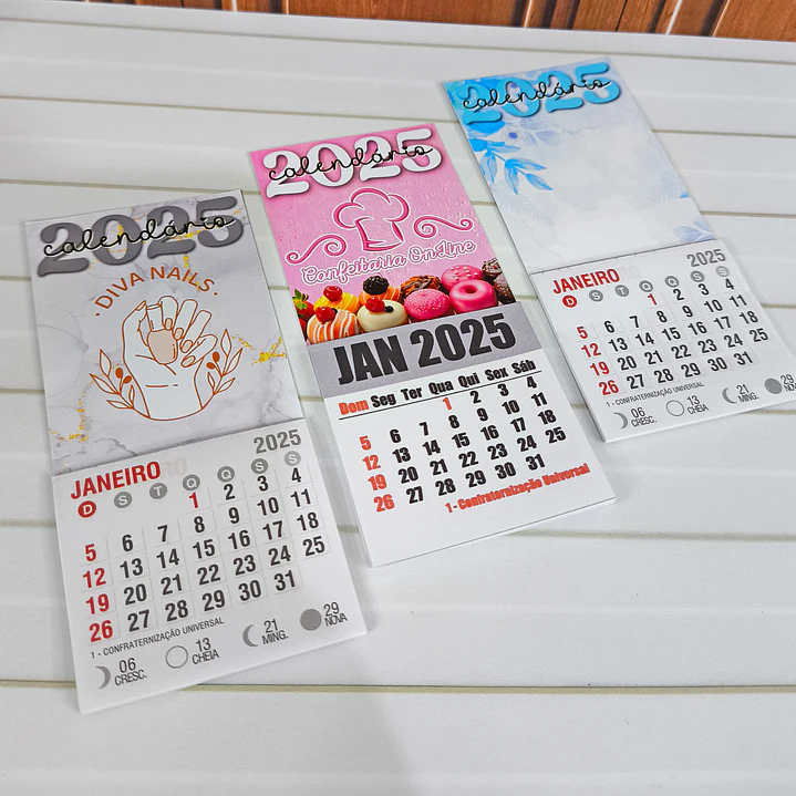 Arquivos Calendários Coleção Neutra 2025 em Png 3