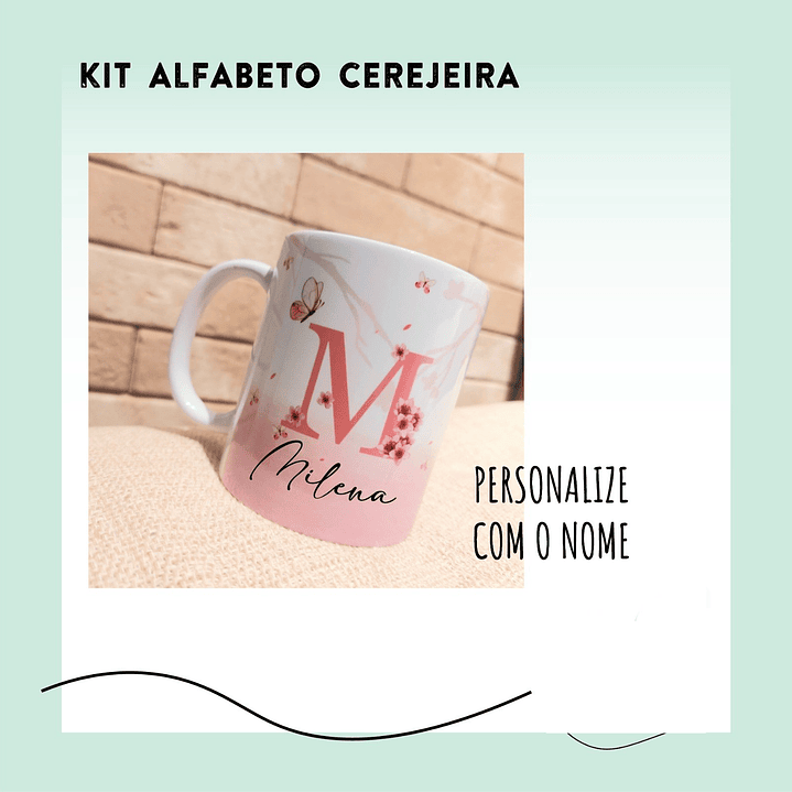 Kit Digital Alfabeto Cereja Arquivos Sem Fundo Png  2