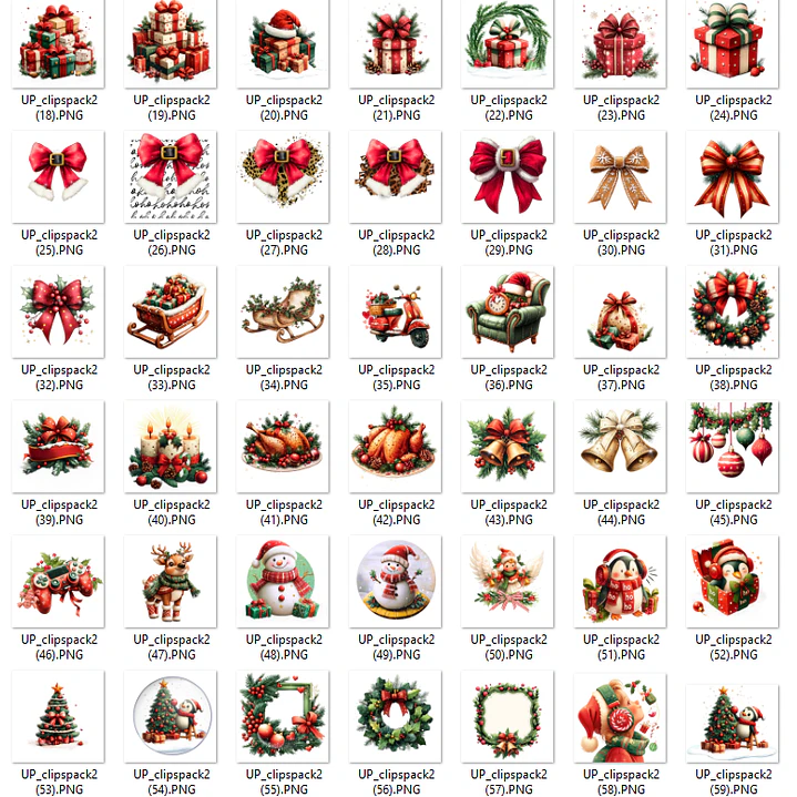 Kit Digital Natal Mascotinhos em Png  14