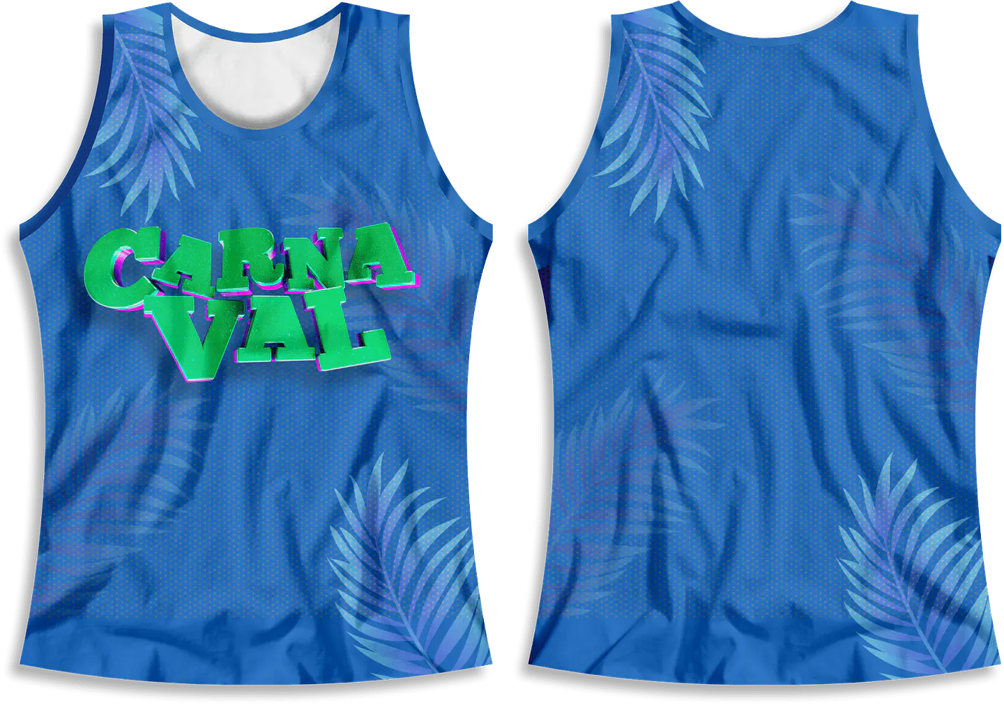 Arte Modelo de Abada Carnaval Blue Arquivo Editável Vetor Abadás Template 1