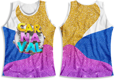 Arte Modelo de Abada Carnaval Color 2 Arquivo Editável Vetor Abadás Template