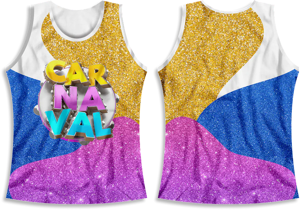 Arte Modelo de Abada Carnaval Color 2 Arquivo Editável Vetor Abadás Template 1
