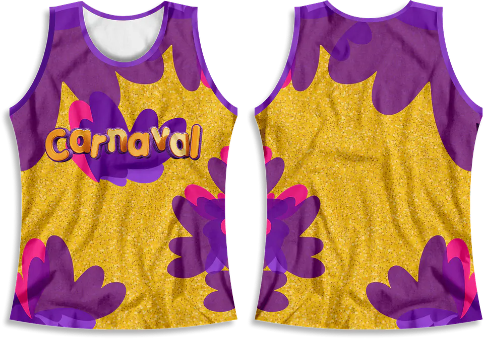 Arte Modelo de Abada Carnaval Yelo Arquivo Editável Vetor Abadás Template 1