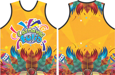 Arte Modelo de Abada Carnaval Indy Arquivo Editável Vetor Abadás Template