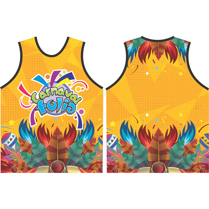 Arte Modelo de Abada Carnaval Indy Arquivo Editável Vetor Abadás Template 1