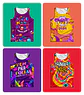 5 Artes Modelo de Abada Carnaval Bloco Arquivo Editável Vetor Abadás Template - Thumbnail 6