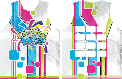 Arte Modelo de Abada Carnaval Space Arquivo Editável Vetor Abadás Template