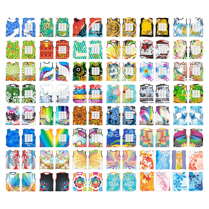 290 Artes Modelo de Abada Carnaval 2025 Bloco Arquivo Editável Vetor Abadás Template 2