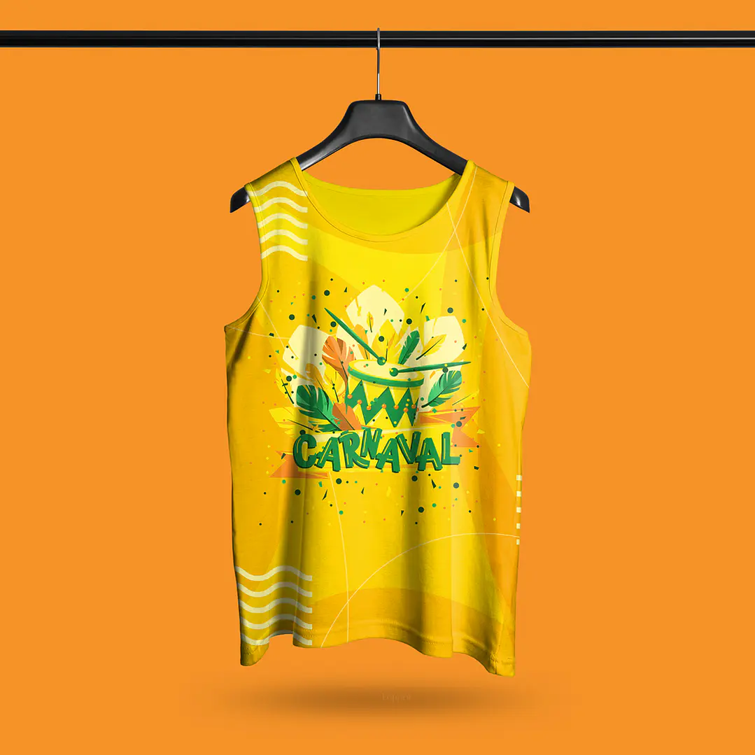 10 Artes Modelo de Abada Carnaval Bloco Arquivo Editável Vetor Abadás Template 8