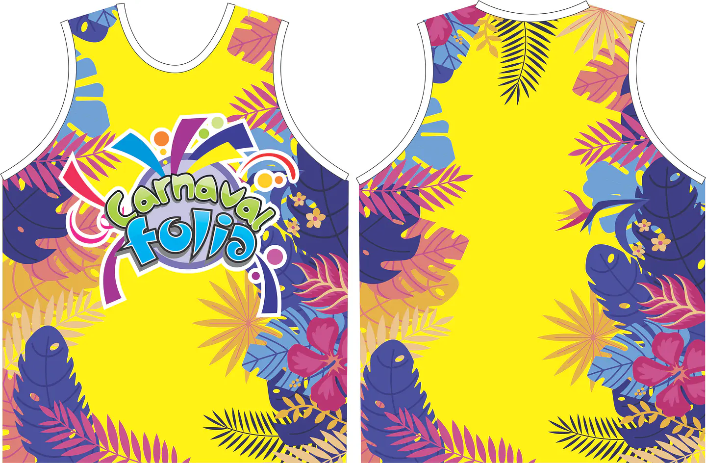 Arte Modelo de Abada Carnaval Festival Arquivo Editável Vetor Abadás Template 1