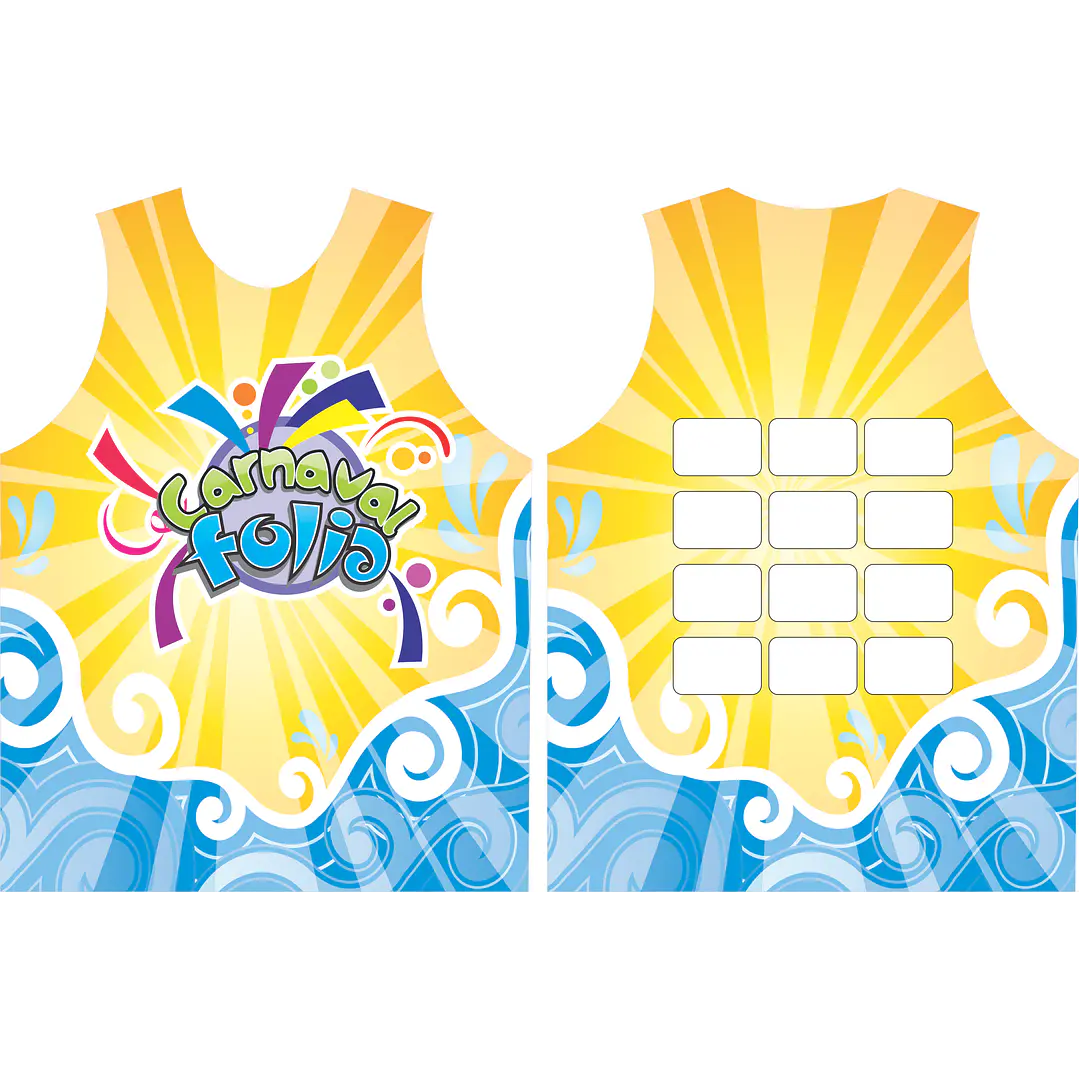 Arte Modelo de Abada Carnaval Yelblue Arquivo Editável Vetor Abadás Template 1