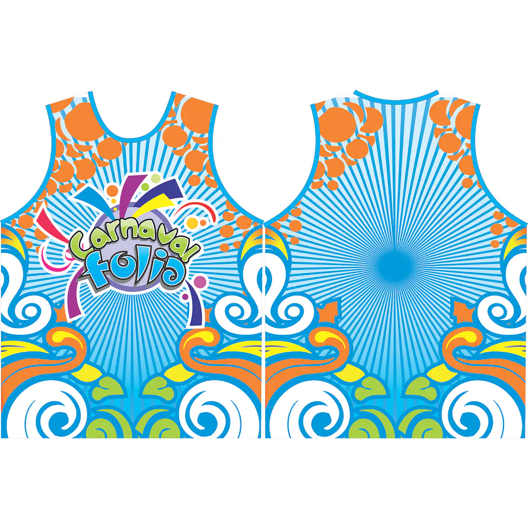 Arte Modelo de Abada Carnaval Onduls Arquivo Editável Vetor Abadás Template 1